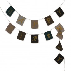 Garland Happy Birthday Blue Garland Happy Birthday Blue